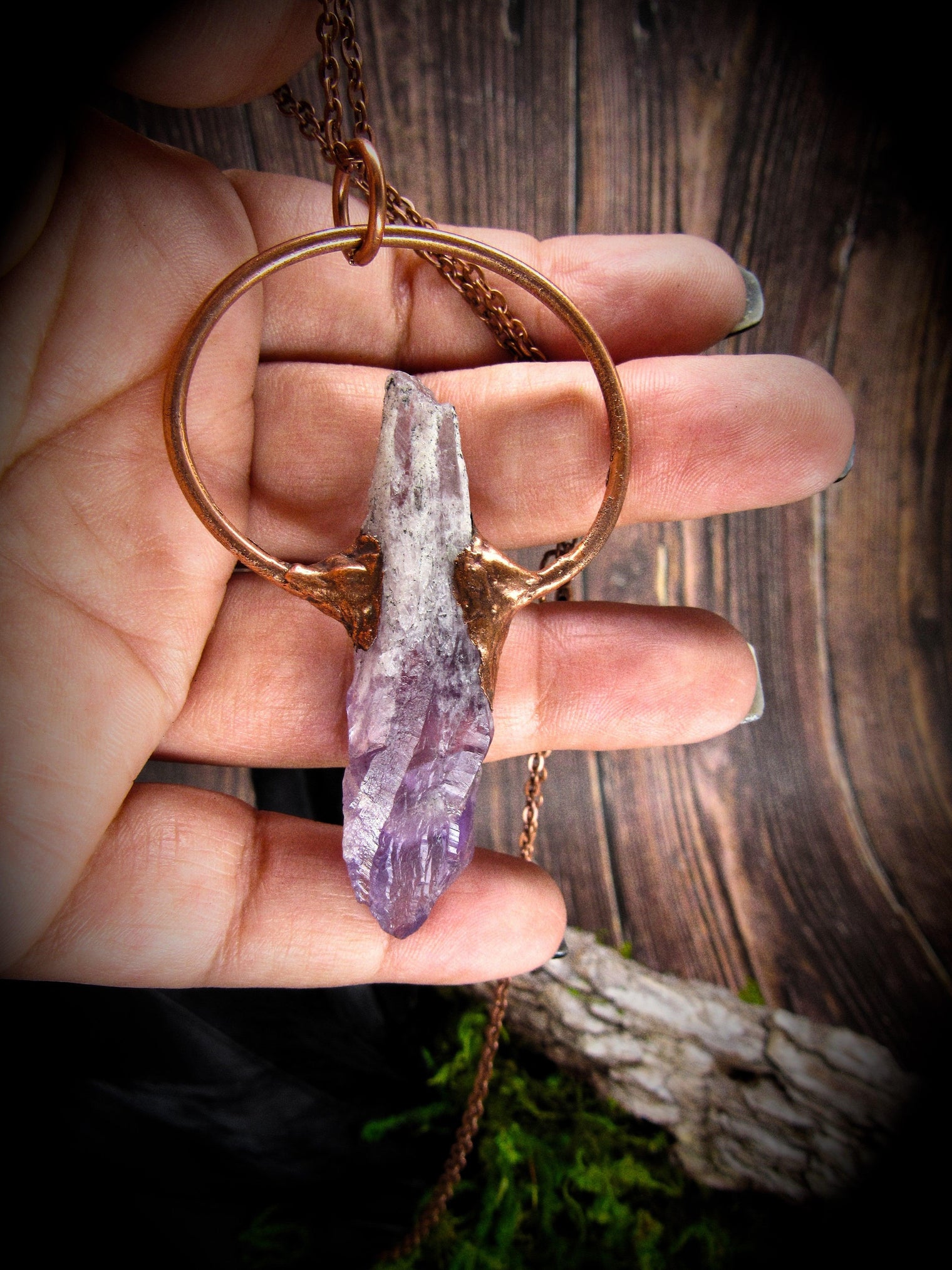 Dragon Amethyst Pendant - Wild Raven