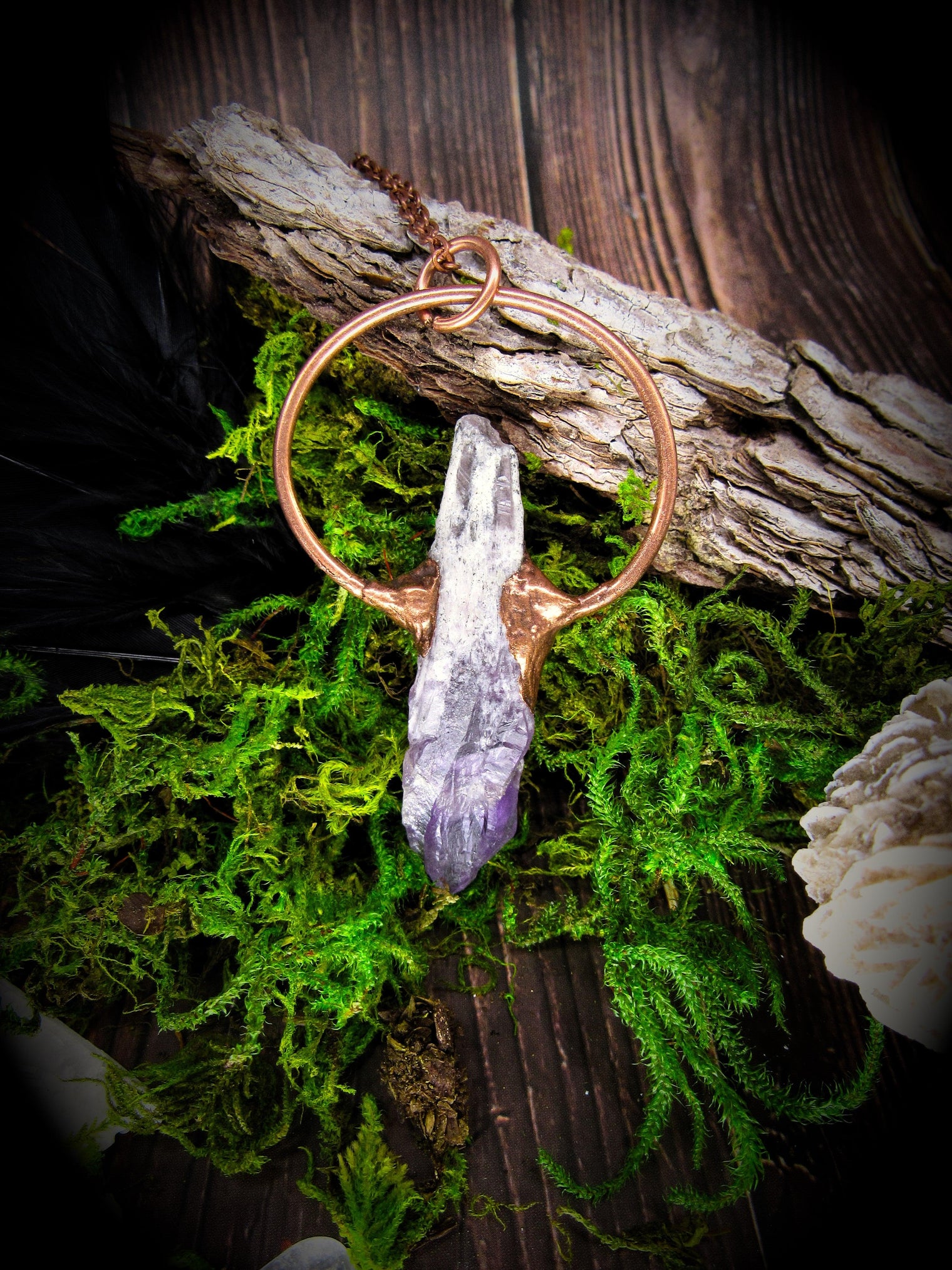 Dragon Amethyst Pendant - Wild Raven