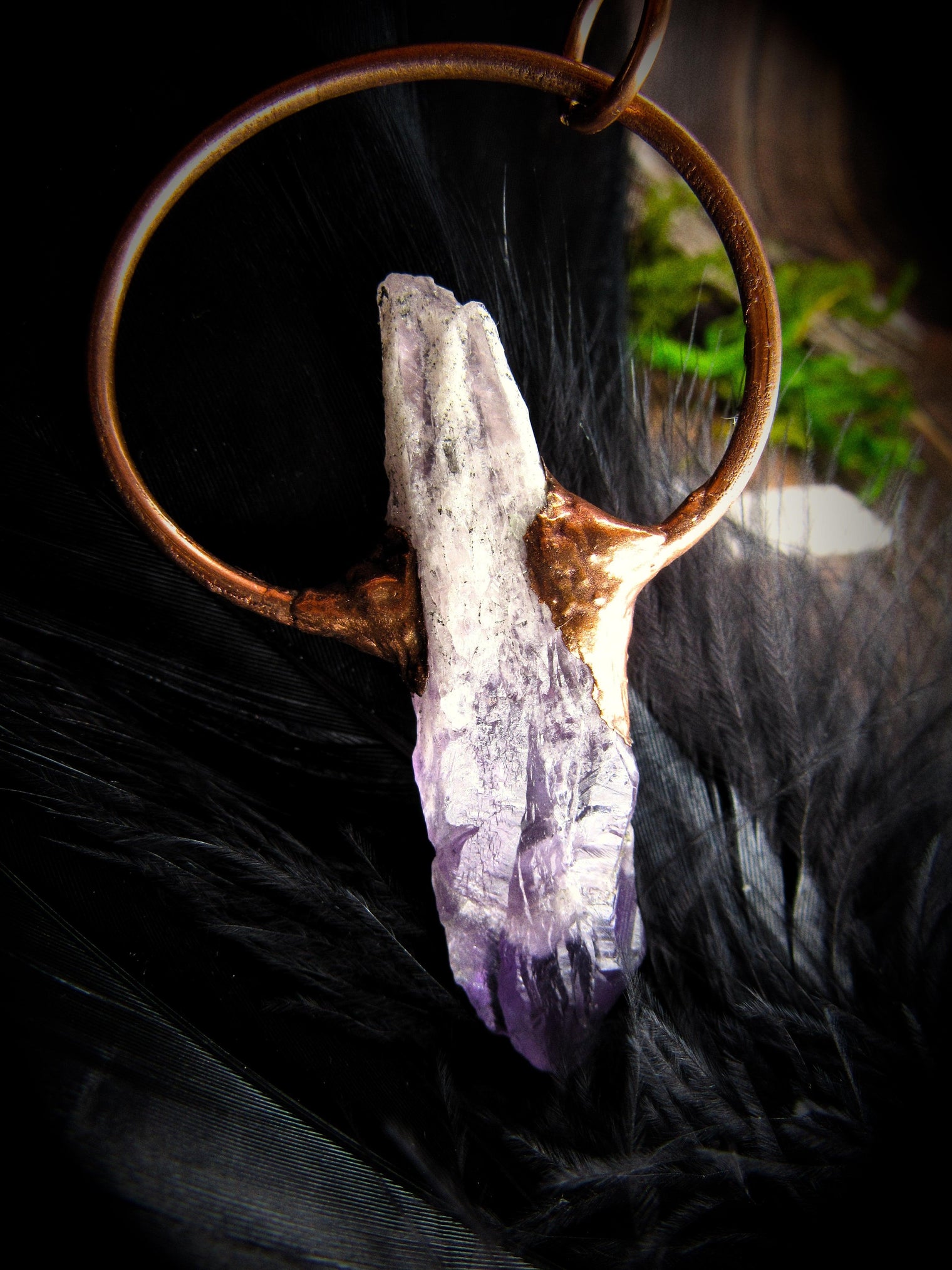 Dragon Amethyst Pendant - Wild Raven