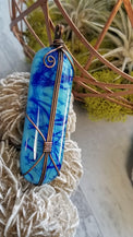 Fused Glass Pendant - Wild Raven