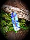 Fused Glass Pendant - Wild Raven