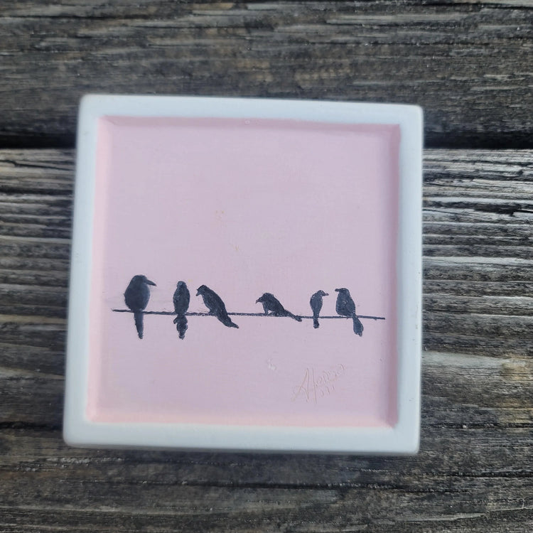 Handmade trinket dish - Wild Raven