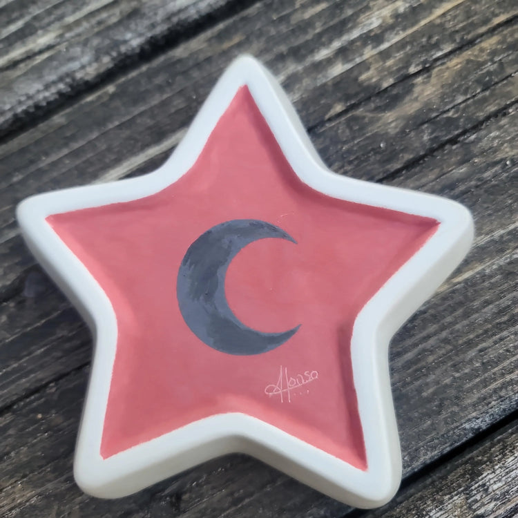 Handmade trinket dish - Wild Raven