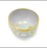 Moon phase brass singing bowl - Wild Raven