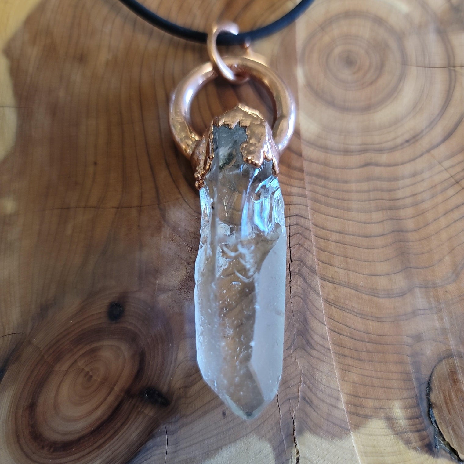 Quartz Point Pendant - Wild Raven