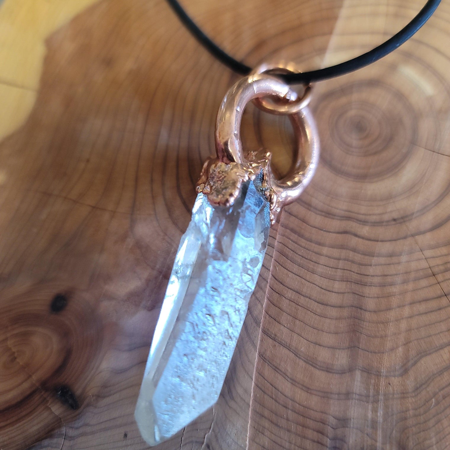 Quartz Point Pendant - Wild Raven