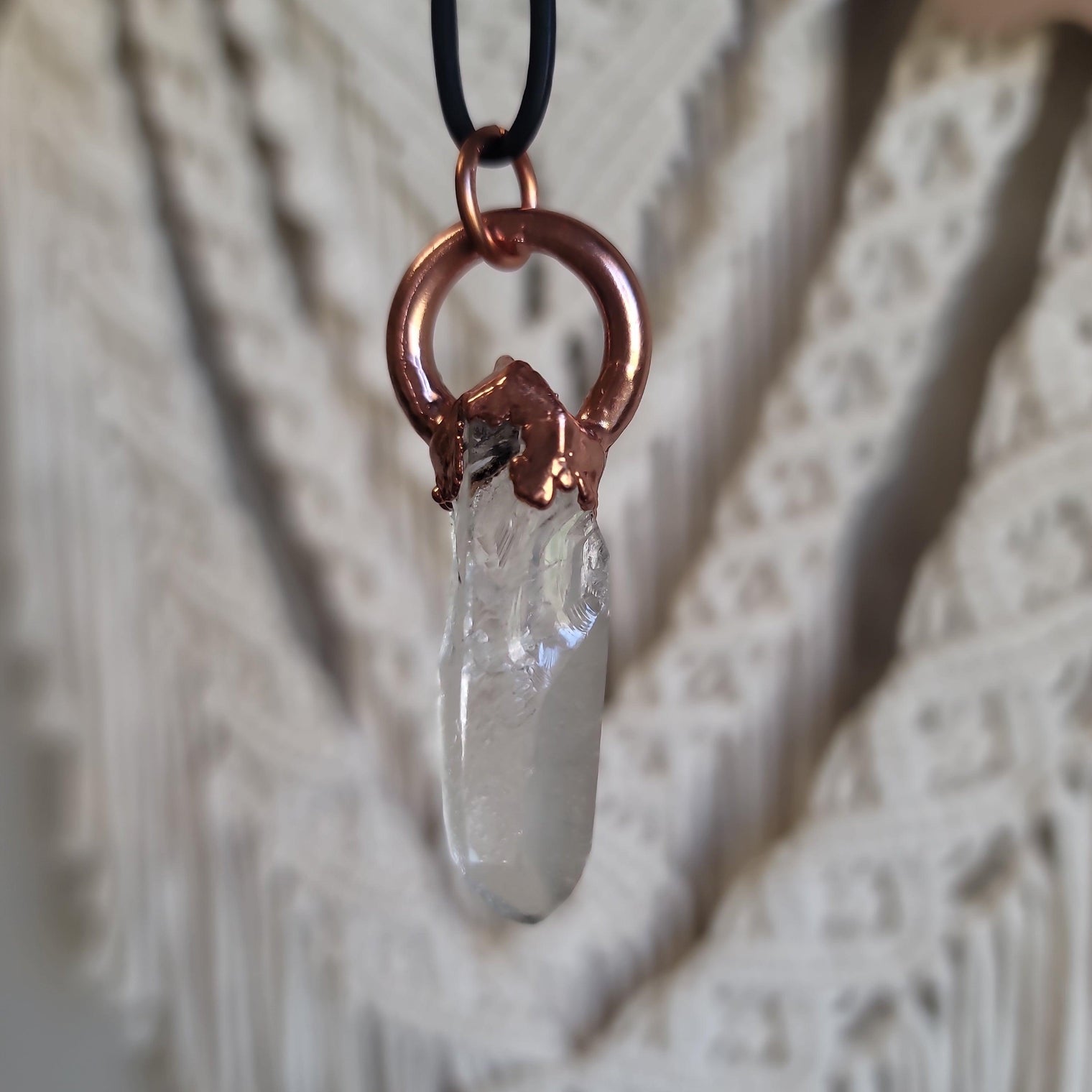 Quartz Point Pendant - Wild Raven