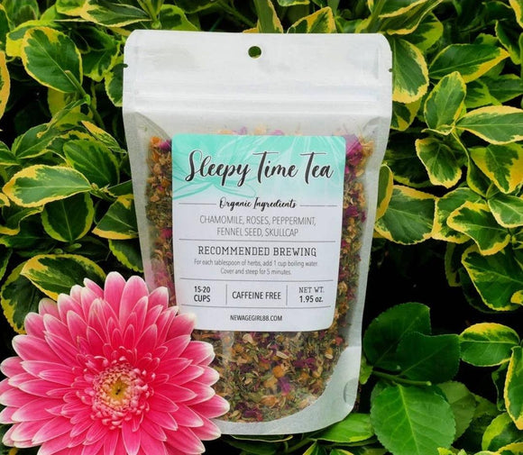 Sleepy Time Tea Organic Herbal Loose Tea by The Healing Sanctuary - Wild Raven