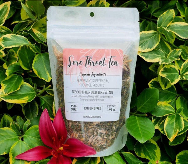 Sore Throat Tea Organic Herbal Loose Tea by The Healing Sanctuary - Wild Raven